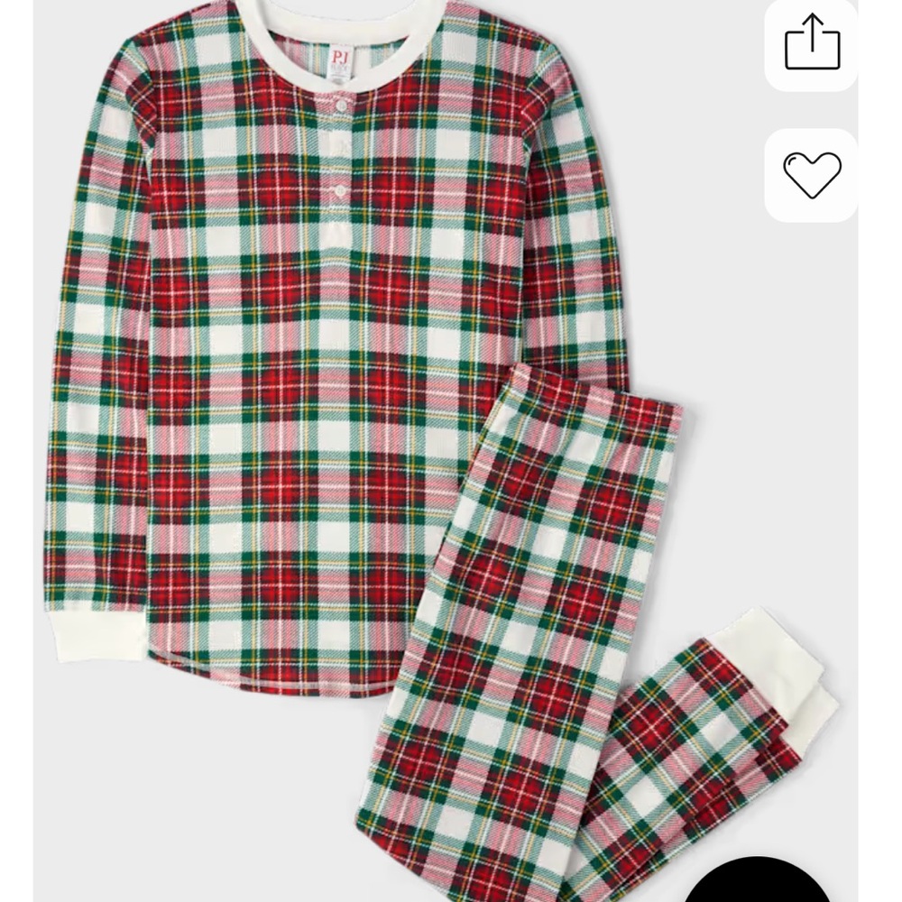 Men’s holiday Pajamas-plaid New with tags size Small